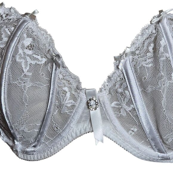 Ann Summers White Pure Lace Bra 38DD NWT - Picture 2 of 7